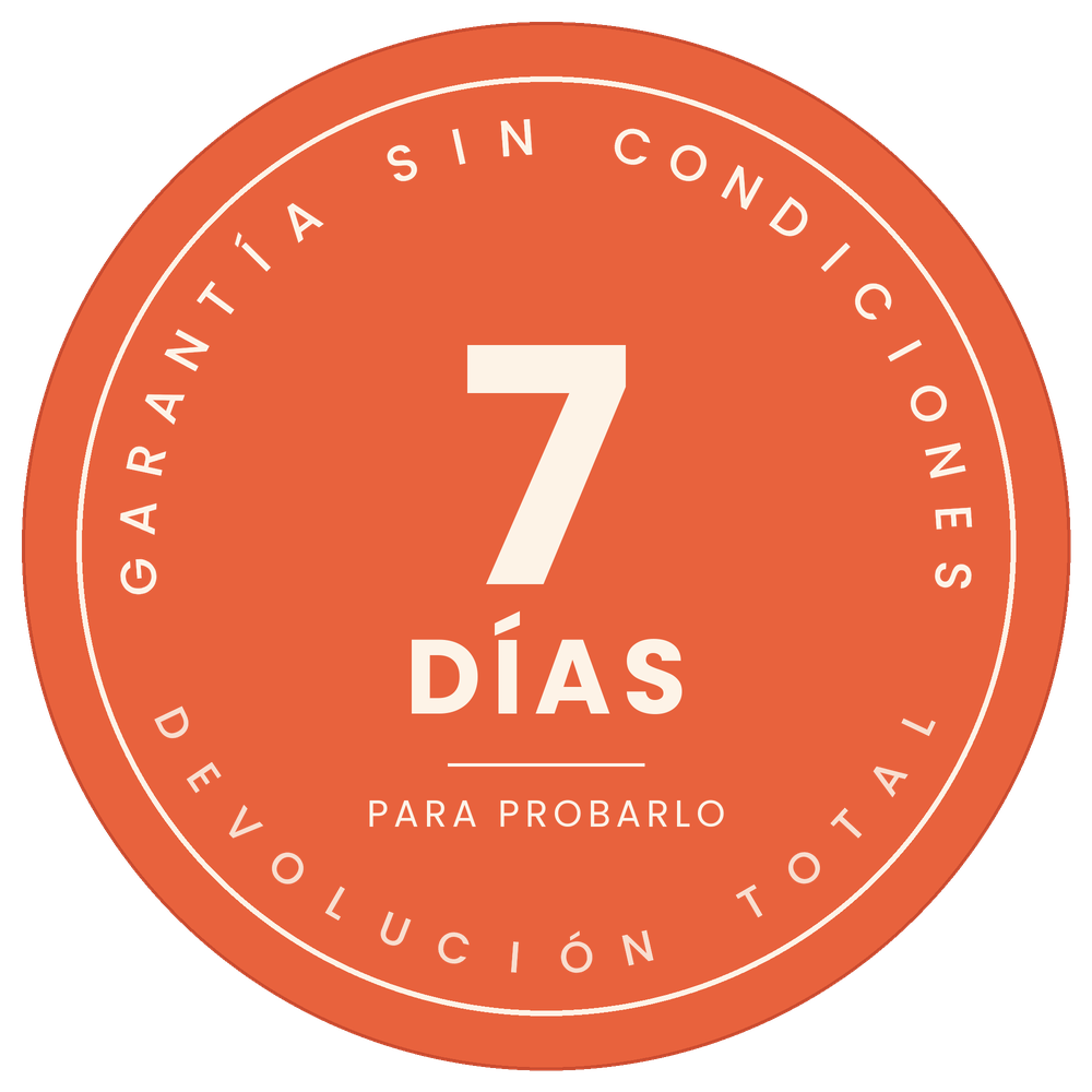 Garantía de 7 días, devolución total