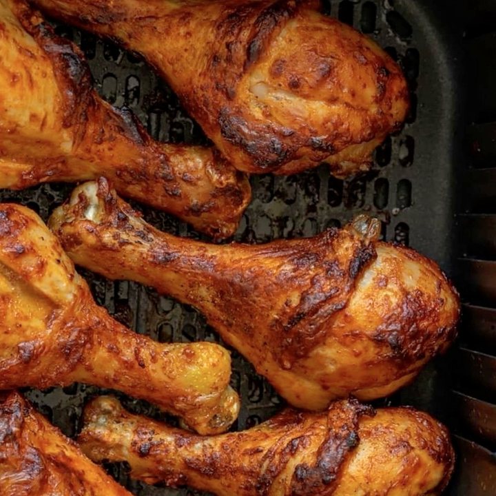 Pollo hecho en freidora de aire